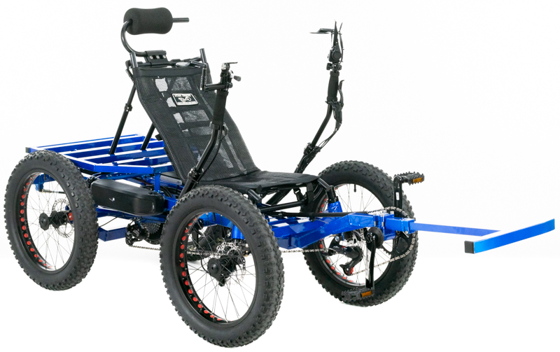 Revolution eQuad RS - Pedal-Electric Hybrid Recumbent Quad