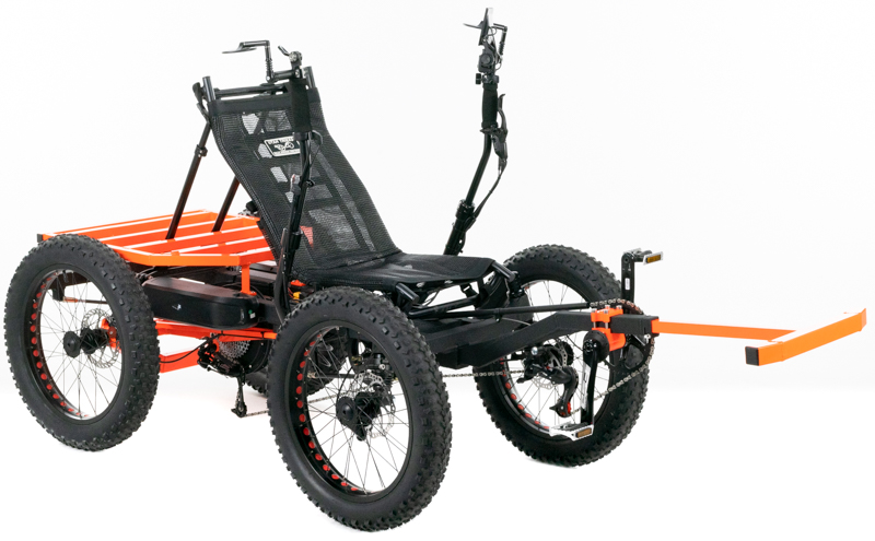 Revolution eQuad RS - Pedal-Electric Hybrid Recumbent Quad