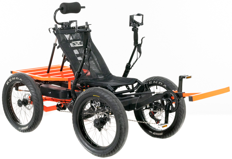 Revolution eQuad RS - Pedal-Electric Hybrid Recumbent Quad