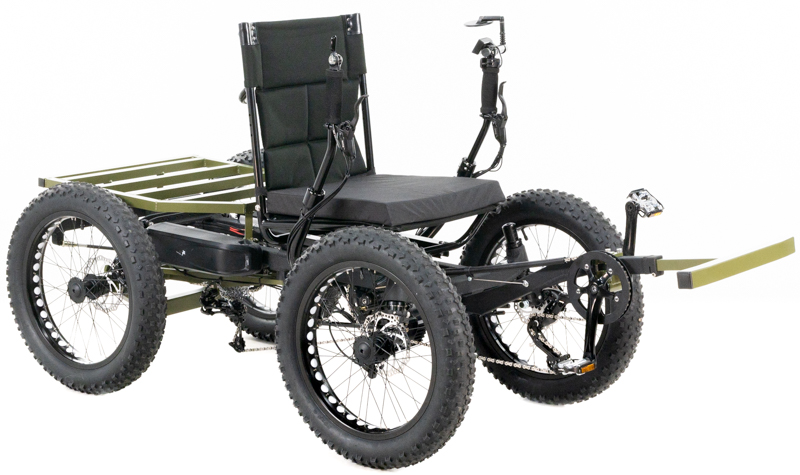 Revolution eQuad RS - Pedal-Electric Hybrid Recumbent Quad