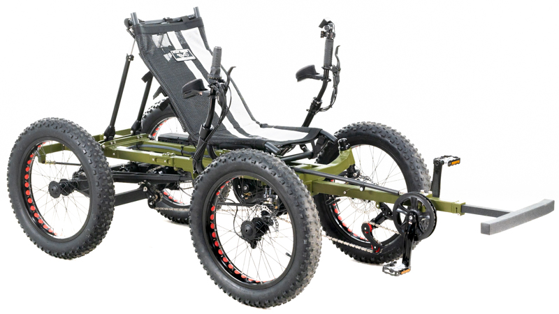 Revolution eQuad RS - Pedal-Electric Hybrid Recumbent Quad