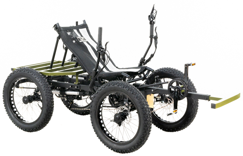 Revolution eQuad RS - Pedal-Electric Hybrid Recumbent Quad