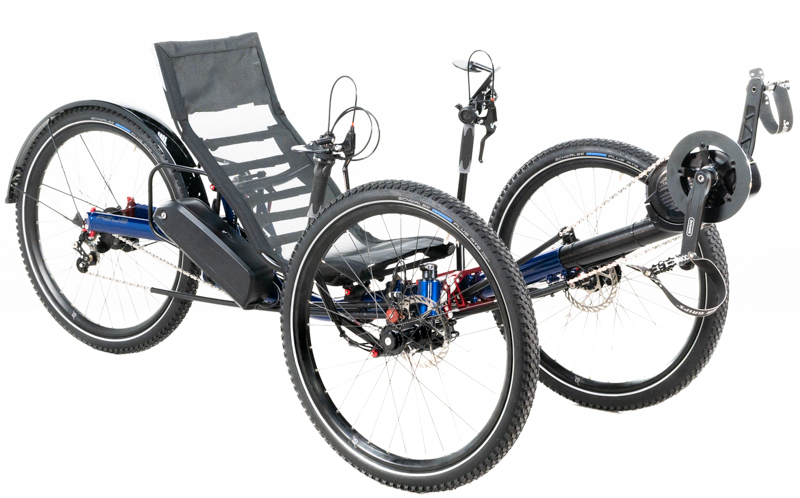 Azub Ti-FLY X Full Suspension Recumbent Trike