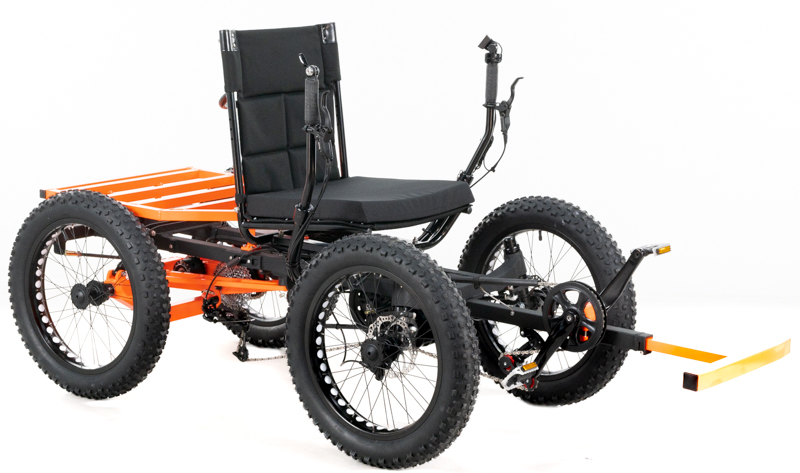 Revolution eQuad RS - Pedal-Electric Hybrid Recumbent Quad