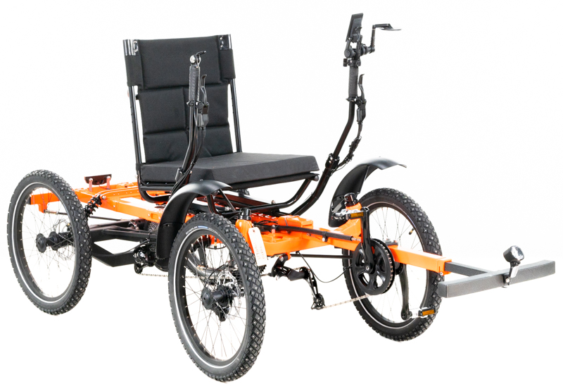 Revolution eQuad RS - Pedal-Electric Hybrid Recumbent Quad