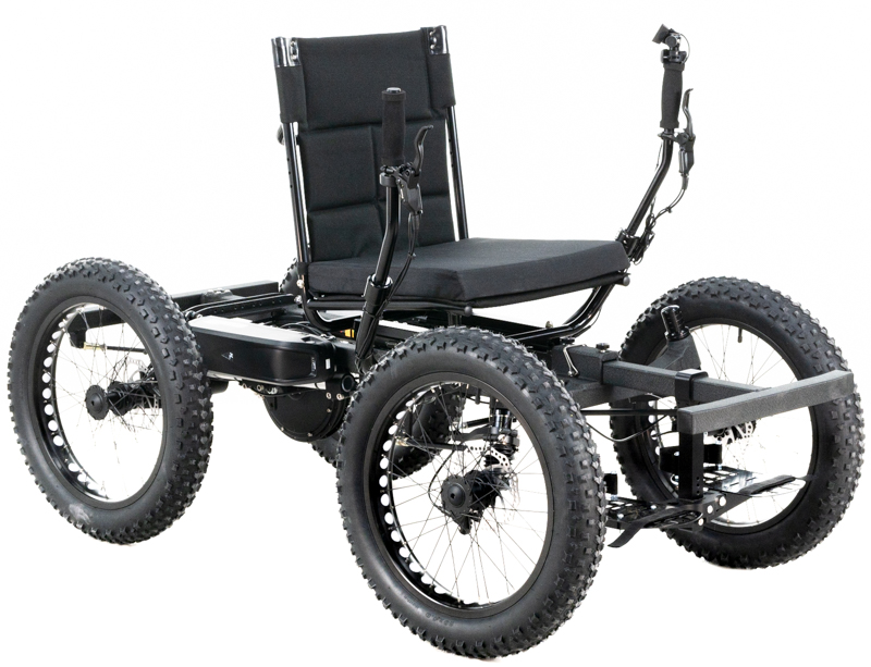 Aaron's Crinkle Black NotAWheelchair Rig