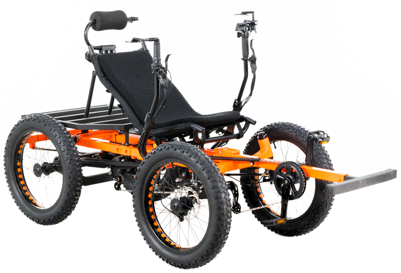 Revolution eQuad RS - Pedal-Electric Hybrid Recumbent Quad