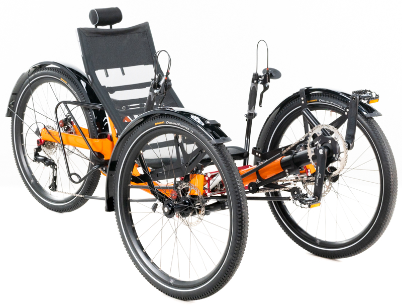 Azub Ti-FLY X Full Suspension Recumbent Trike