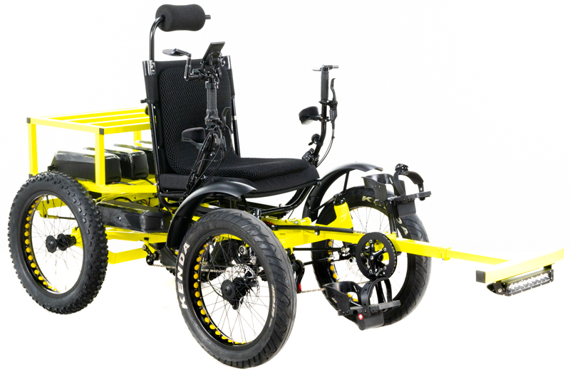 Revolution eQuad RS - Pedal-Electric Hybrid Recumbent Quad