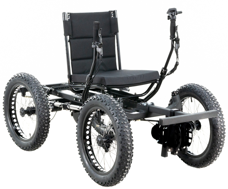 Johnathan's Crinkle Black NOTAWHEELCHAIR Rig