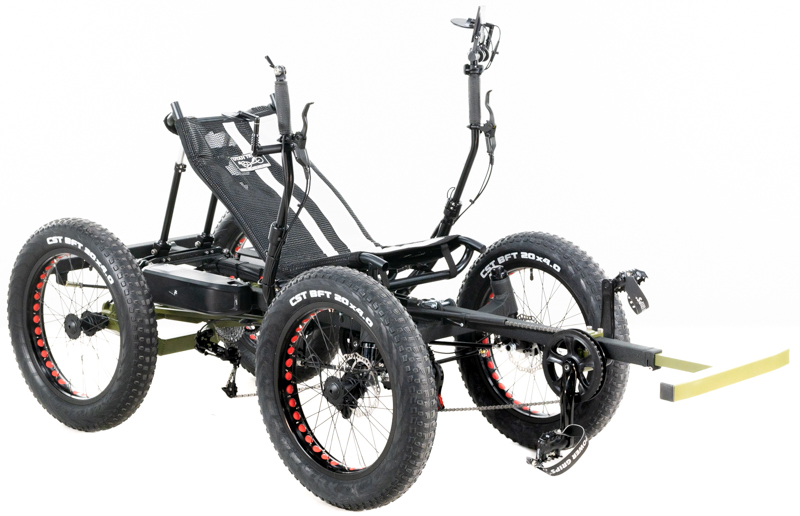 Revolution eQuad RS - Pedal-Electric Hybrid Recumbent Quad