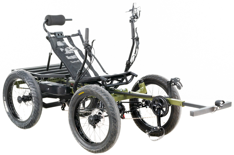 Revolution eQuad RS - Pedal-Electric Hybrid Recumbent Quad