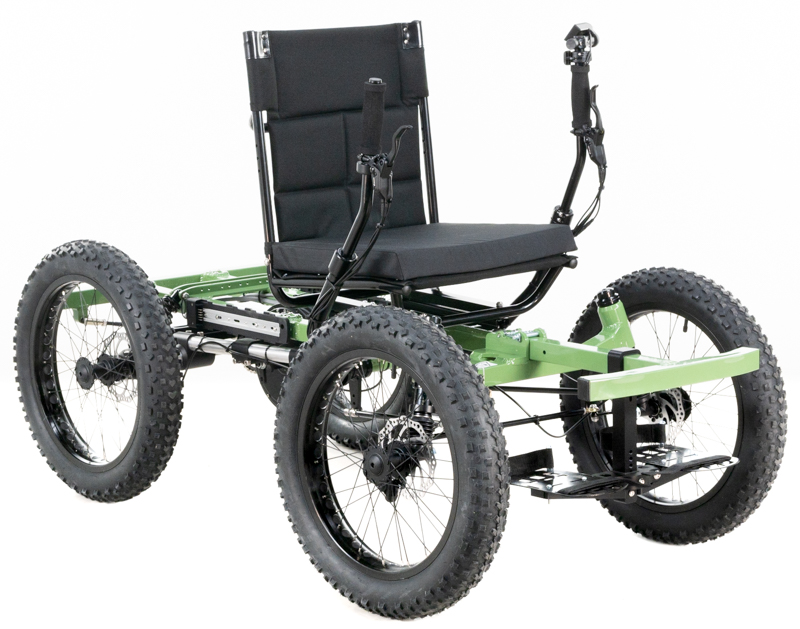 Lisa's Dark Green NotAWheelchair Rig