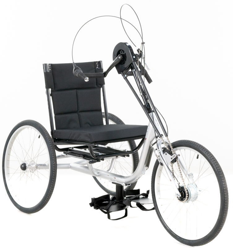 Dan's Silver HT-3 Handcycle