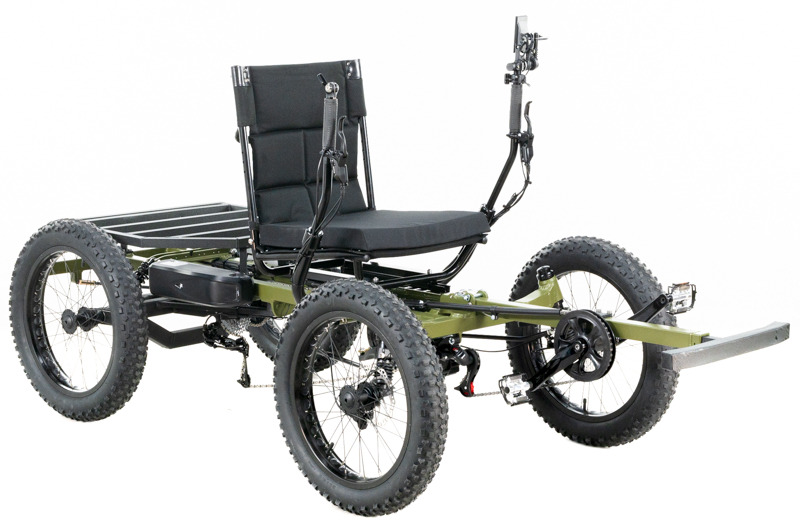 Revolution eQuad RS - Pedal-Electric Hybrid Recumbent Quad