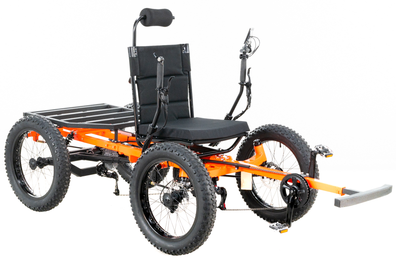 Revolution eQuad RS - Pedal-Electric Hybrid Recumbent Quad