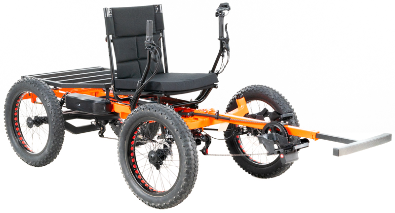 Revolution eQuad RS - Pedal-Electric Hybrid Recumbent Quad