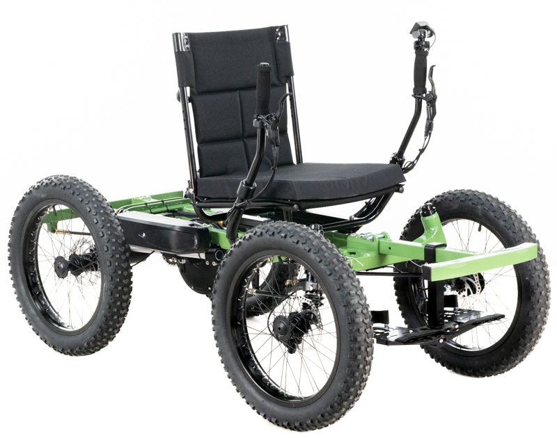 Deb's Dark Green NotAWheelchair Rig