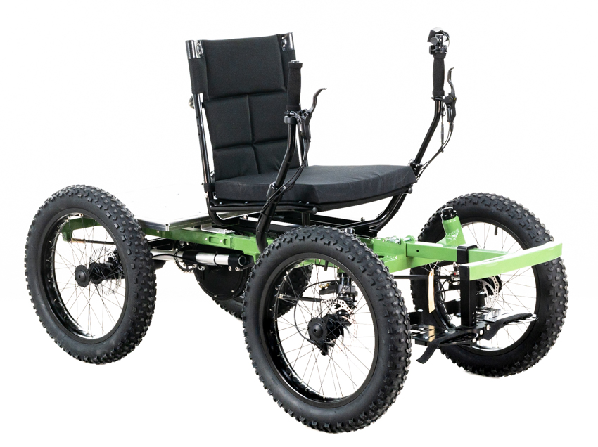 Luke's Dark Green NotAWheelchair Rig