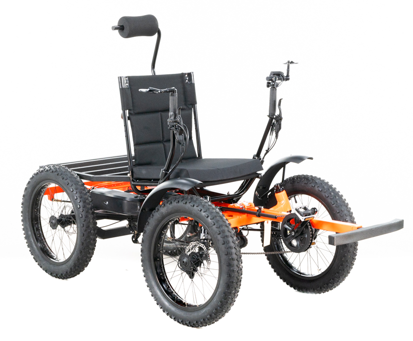 Revolution eQuad RS - Pedal-Electric Hybrid Recumbent Quad