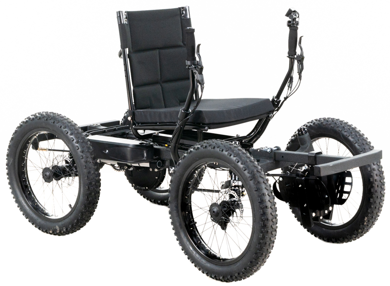 DCPC Varmints' Crinkle Black NotAWheelchair Rig