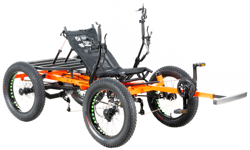 Revolution eQuad RS - Pedal-Electric Hybrid Recumbent Quad