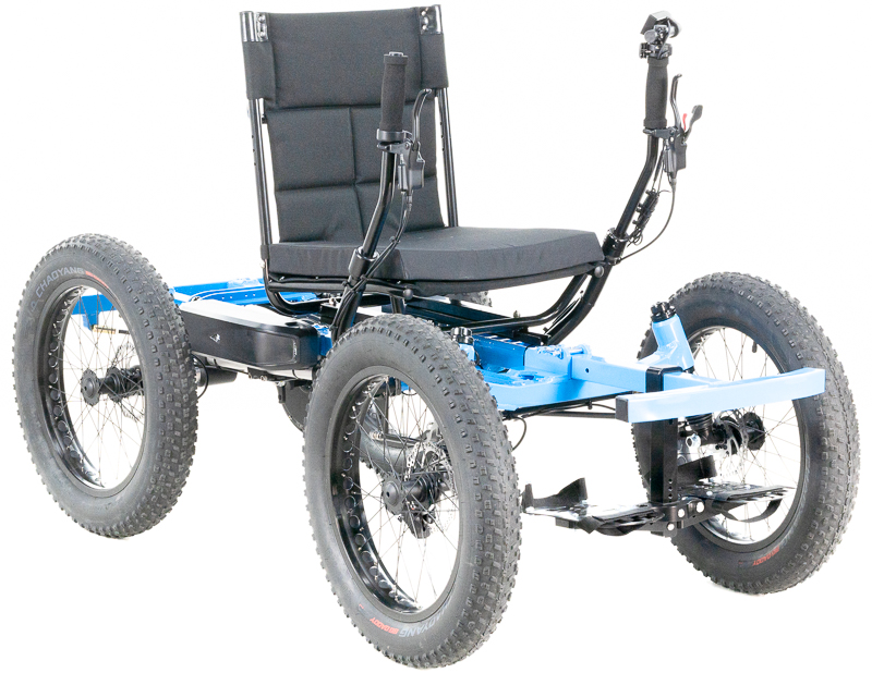 Jeffrey's blue Not a Wheelchair RIG