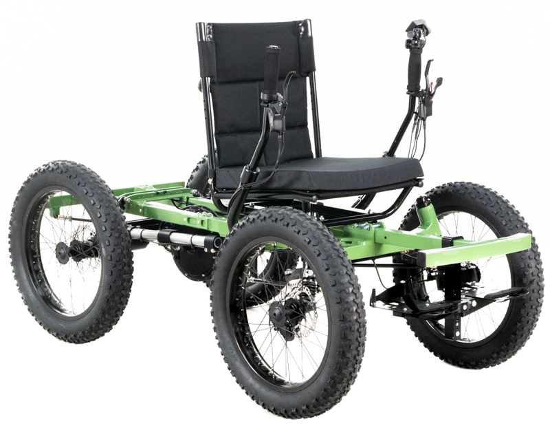 Bobbi's Dark Green NotAWheelchair Rig