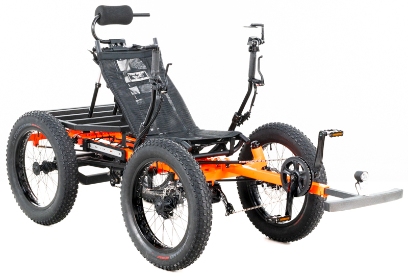 Revolution eQuad RS - Pedal-Electric Hybrid Recumbent Quad