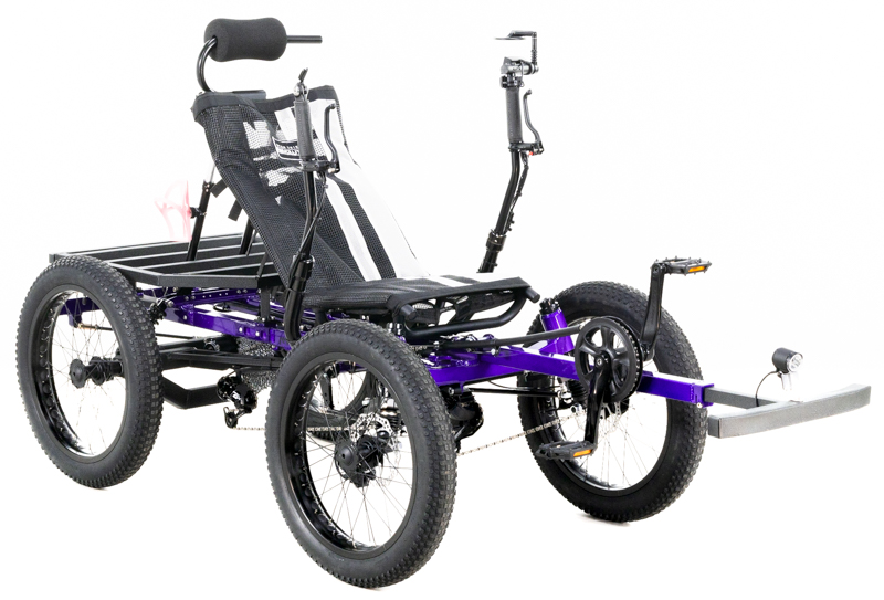 Revolution eQuad RS - Pedal-Electric Hybrid Recumbent Quad