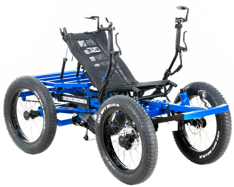 Revolution eQuad RS - Pedal-Electric Hybrid Recumbent Quad