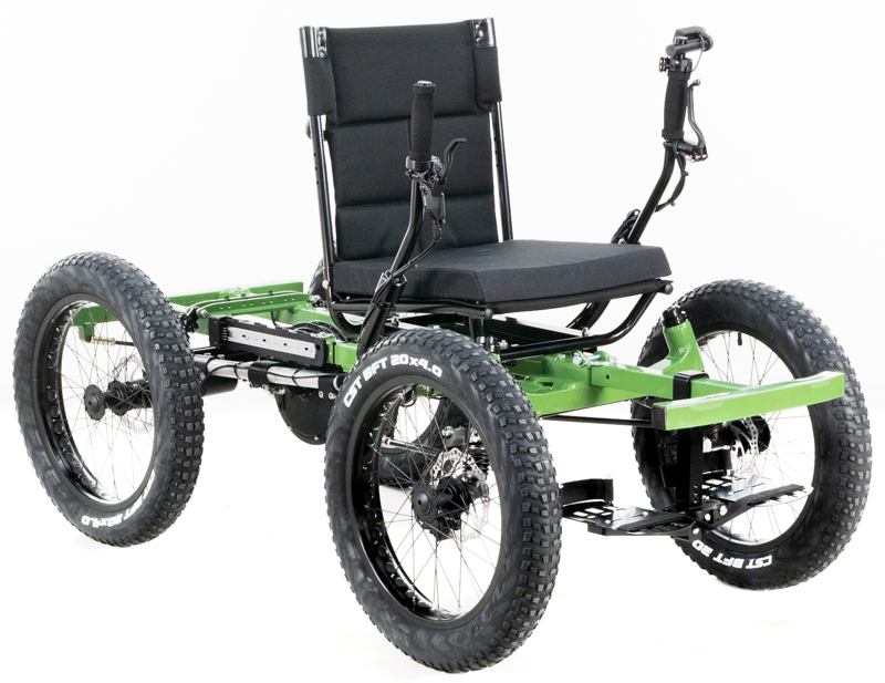 James' Dark Green NotAWheelchair Rig