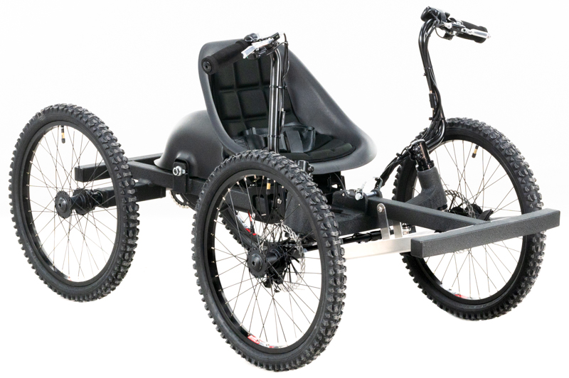 Vivienne's Crinkle Black NotAWheelchair Kids Rig