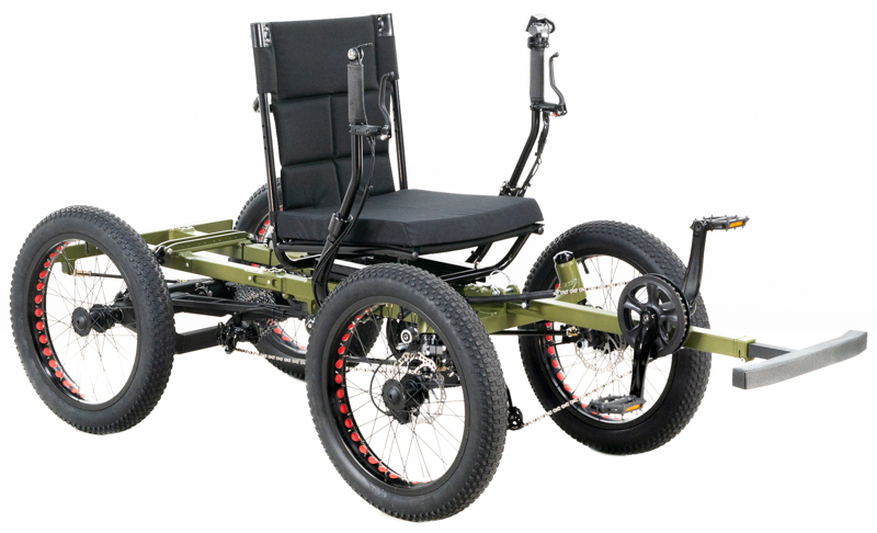 Revolution eQuad RS - Pedal-Electric Hybrid Recumbent Quad