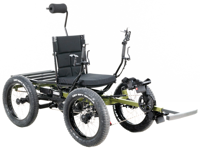 Revolution eQuad RS - Pedal-Electric Hybrid Recumbent Quad