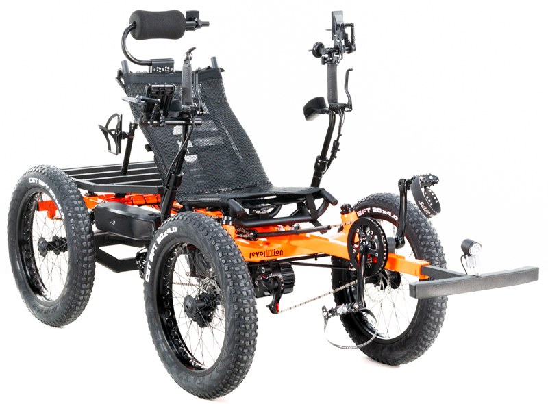 Revolution eQuad RS - Pedal-Electric Hybrid Recumbent Quad