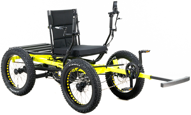 Revolution eQuad RS - Pedal-Electric Hybrid Recumbent Quad