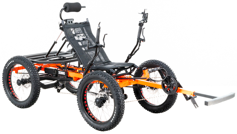 Revolution eQuad RS - Pedal-Electric Hybrid Recumbent Quad