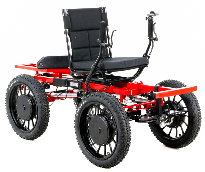 Bruce's Red NotAWheelchair BIG RIG