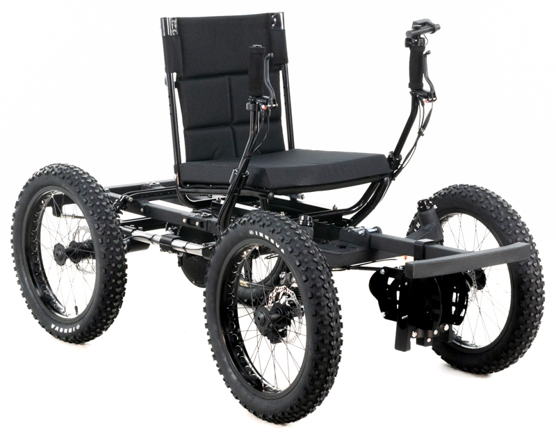 Paul's Crinkle Black NotAWheelchair Rig