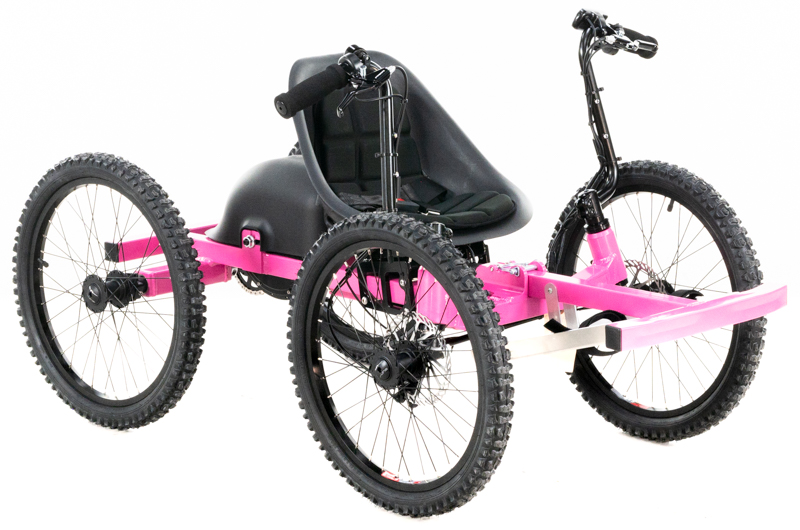 Emily's Pink NotAWheelchair Kids Rig