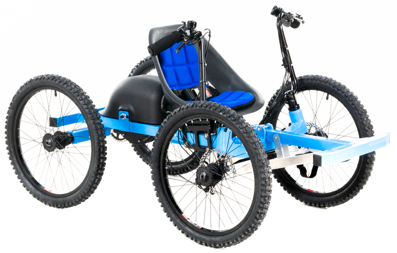 Kayla's Blue NotAWheelchair Kids Rig