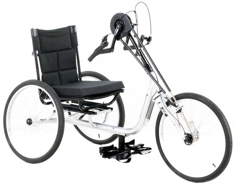 Derrick's Silver Sun HT-3 Handcycle