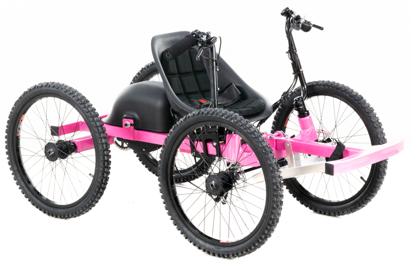 Kent's Pink NotAWheelchair Kids Rig