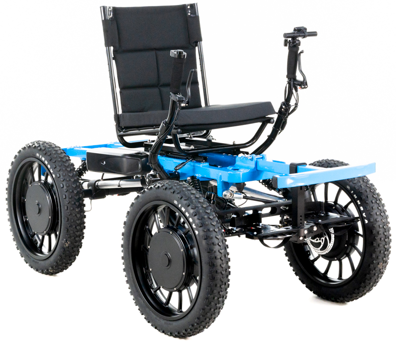 Raghbir's Blue NotAWheelchair Big Rig