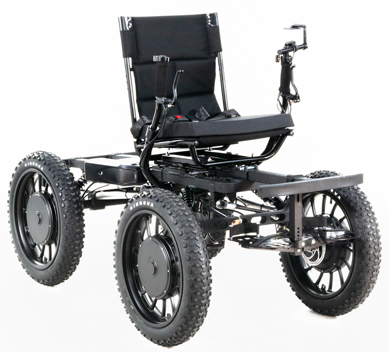 Lance's Crinkle Black NotAWheelchair Big Rig