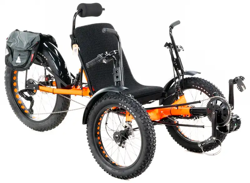 Utah Trikes - George's Fluorescent Orange SunSeeker Fat Tad CXS