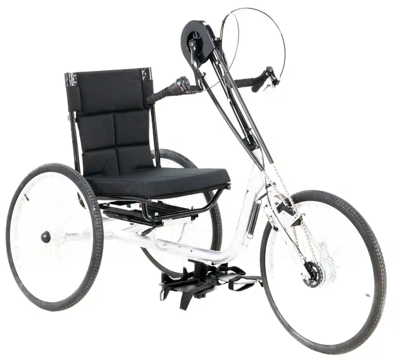 Mark's Silver HT-3 Handcycle