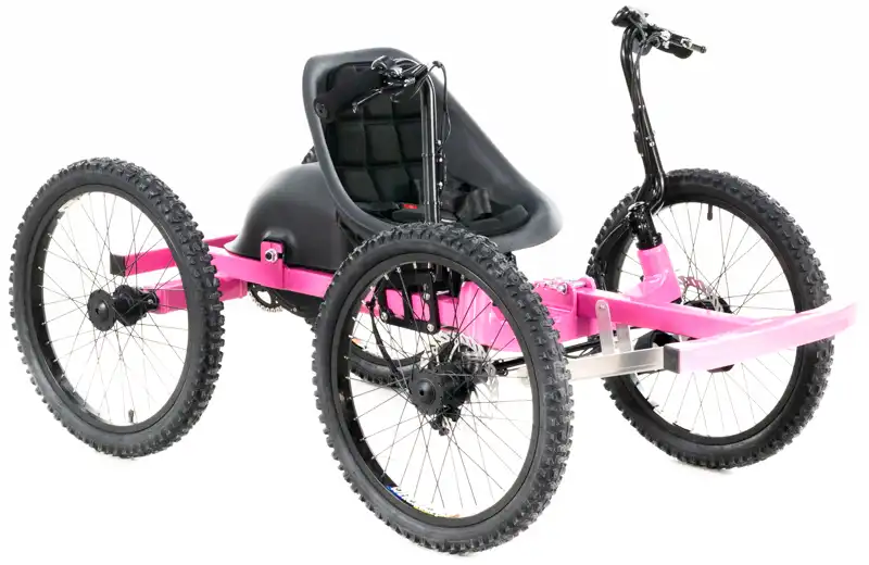 Carla's Pink NotAWheelchair Kids Rig