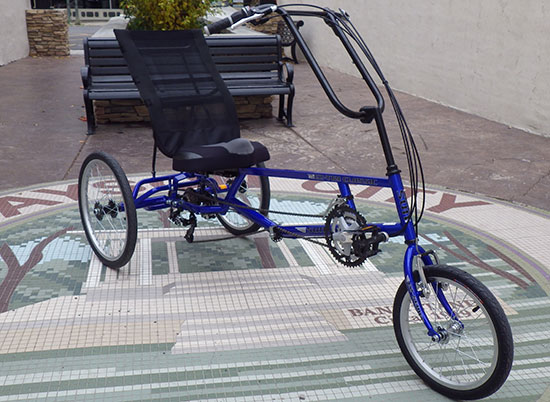 Sun EZ-Tri Classic SX Recumbent Delta Trike